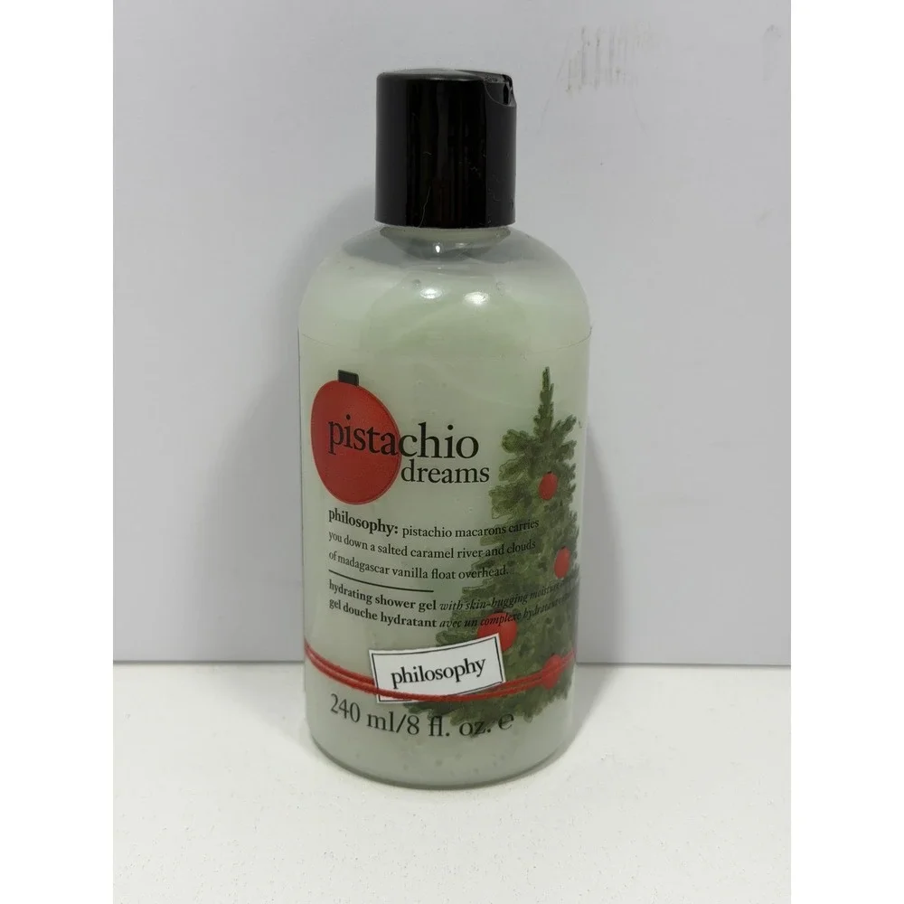 Philosophy Pistachio Dreams 3-in-1 Shower Gel Bubble Bath Shampoo 8oz New Sealed